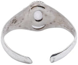 Oval Amethyst Sterling Silver Cuff Bracelet from Nepal