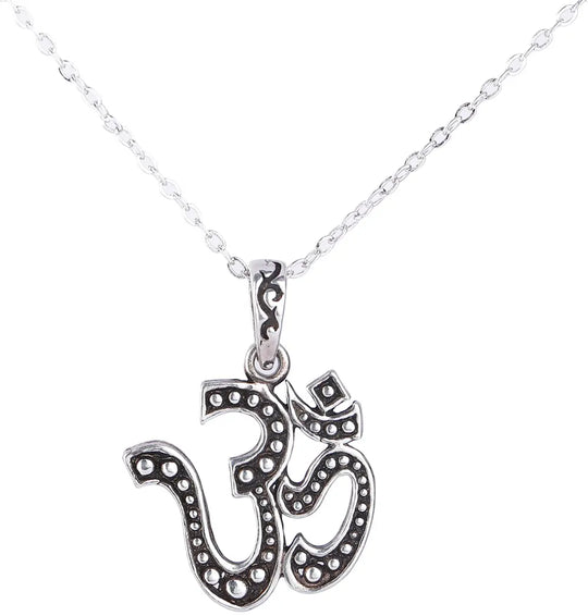 Om Sterling Silver Pendant from Nepal
