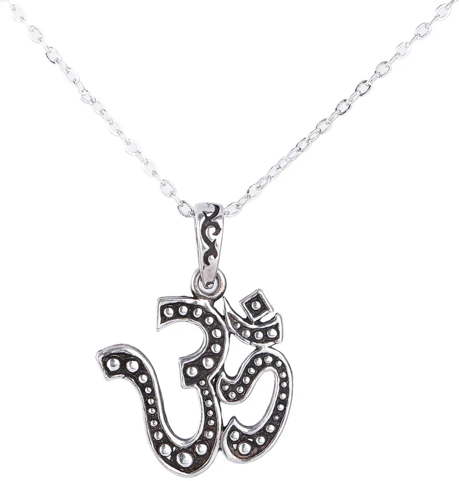 Om Sterling Silver Pendant from Nepal
