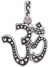 Om Sterling Silver Pendant from Nepal