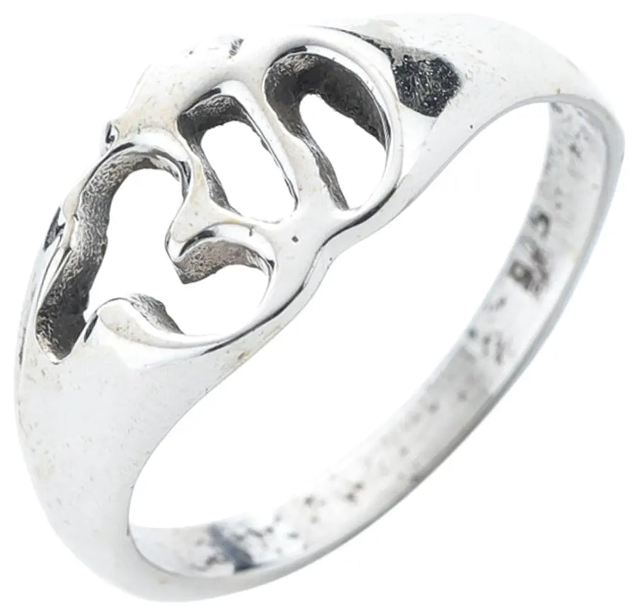 Om Sterling Silver Ring for Men and Women