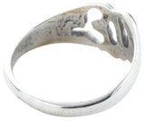 Om Sterling Silver Ring for Men and Women