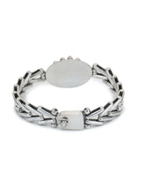 Coral and Lapis Lazuli Sterling Silver Bracelet