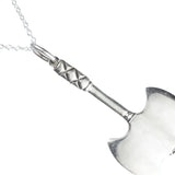 Inverted Bat Sterling Silver Pendant