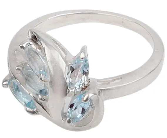 Sterling Silver Blue Topaz Ring