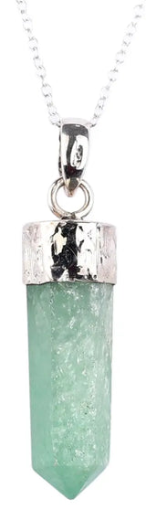 Crystal Sterling Silver Locket Pendant