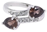 Smoky Quartz Sterling Silver Ring