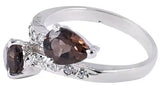 Smoky Quartz Sterling Silver Ring