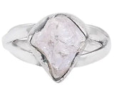 White and Yellow Topaz Sterling Silver Ring