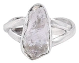 White and Yellow Topaz Sterling Silver Ring