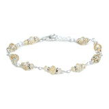 Citrine Stone Sterling Silver Bracelet