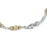 Citrine Stone Sterling Silver Bracelet