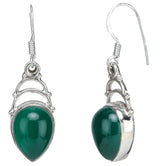 Amethyst and Labradorite Sterling Silver Earrings