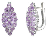 Garnet Peridot and Citrine Sterling Silver Pendant Earrings Ring Set