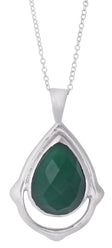 Faceted Green Onyx