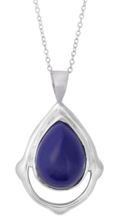 Amethyst, Moonstone and Labradorite Sterling Silver Pendant