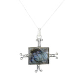 Labradorite Sterling Silver Pendant