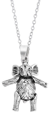 Handcrafted Sterling Silver Elephant Motif Pendant