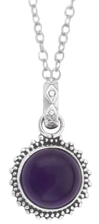 Sterling Silver Pendant Pair with Gemstone in Choice of Stone