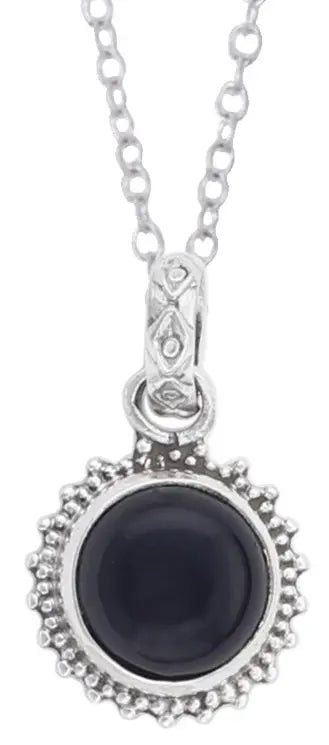 Sterling Silver Pendant Pair with Gemstone in Choice of Stone