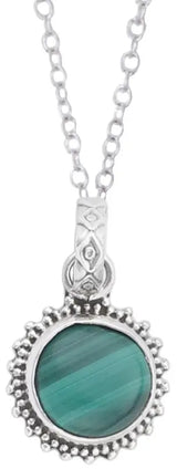 Sterling Silver Pendant Pair with Gemstone in Choice of Stone