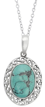 Turquoise Sterling Silver Pendant