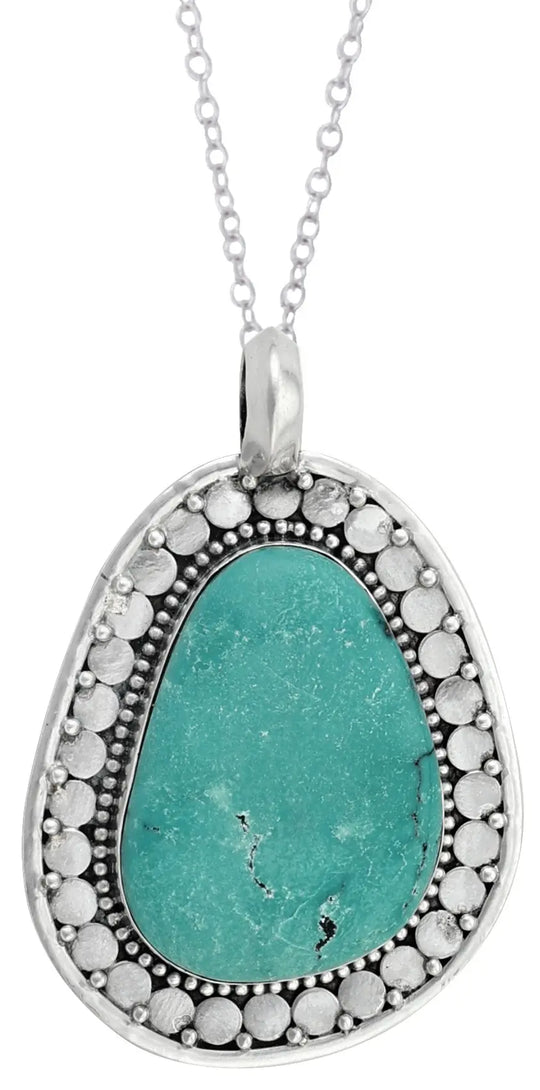 Turquoise Sterling Silver Pendant