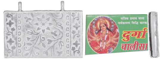 Sacred Chalisa Sterling Silver Pendant with Miniature Book