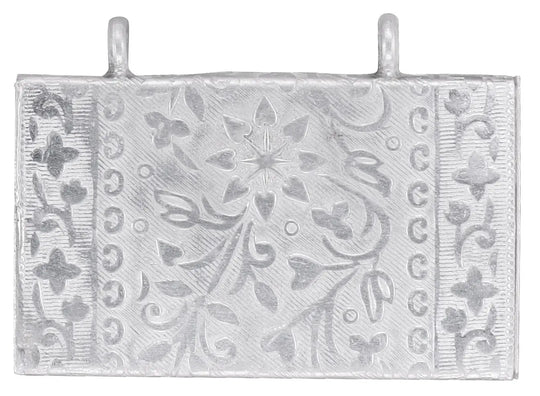 Sacred Chalisa Sterling Silver Pendant with Miniature Book