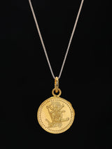Goddess Mahakali Yantra Copper Pendant