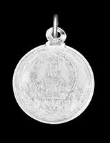 Ayyappan Ganesha and Karttikeya Double Sided Silver Pendant