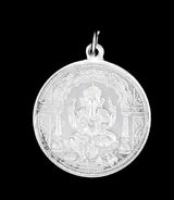 Ayyappan and Ganesha Steps to Sabarimala Silver Pendant
