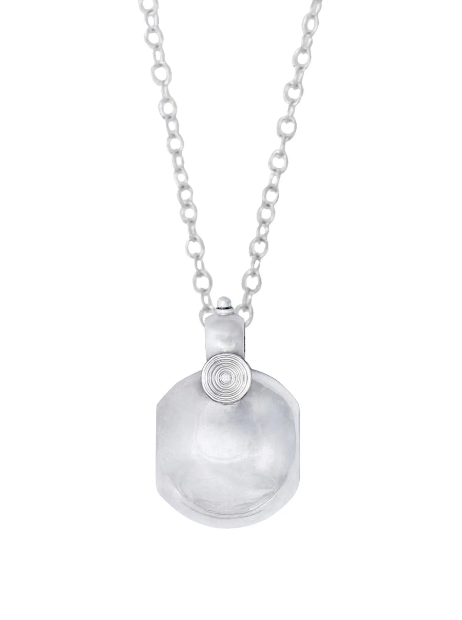 Sterling Silver Pendant with Handcrafted Artisan Detailing