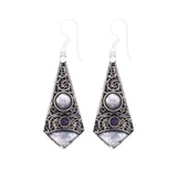 Amethyst Sterling Silver Stud Earrings