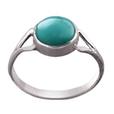 Reconstituted Turquoise Sterling Silver Ring