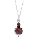 Gemstone Sterling Silver Pendant in Amethyst and More