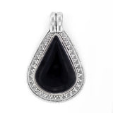 Black Onyx Sterling Silver Pendant