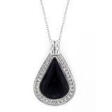 Black Onyx Sterling Silver Pendant