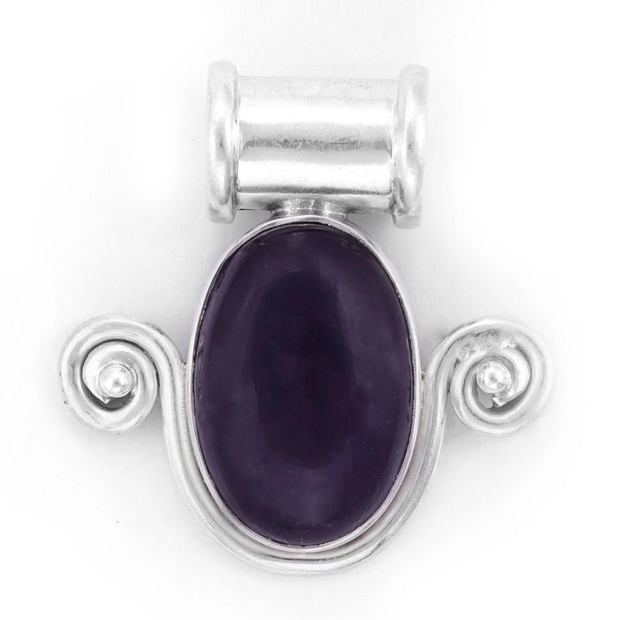 Amethyst Sterling Silver Pendant