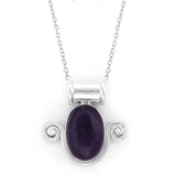 Amethyst Sterling Silver Pendant