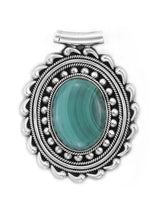Sterling Silver Pendant with Black Onyx and Gemstone Choices
