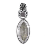 Rutile Quartz Sterling Silver Pendant