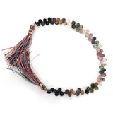 Faceted Tourmaline Gemstone Bead Bracelet in Semi-Precious Stone