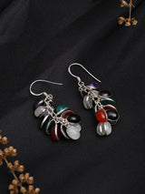 Multigemstone Sterling Silver Earrings