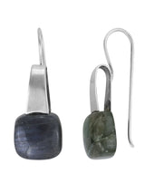Labradorite Sterling Silver Drop Earrings