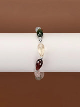 Multigemstone Sterling Silver Bracelet