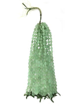 Green Chalcedony Nugget Gemstone Bead String Bracelet