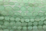 Green Chalcedony Nugget Gemstone Bead String Bracelet