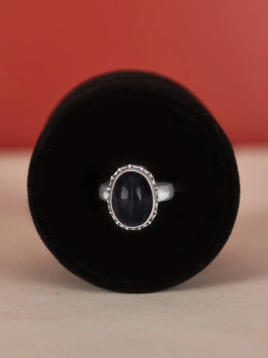 Black Onyx Sterling Silver Ring