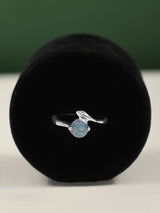 Labradorite Round Cut Sterling Silver Ring